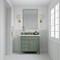 James Martin Vanities Brittany 36in Single Vanity, Smokey Celadon w/ 3 CM Eternal Jasmine Pearl Top 650-V36-SC-3EJP - alternate 3